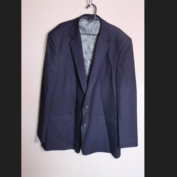 JM Haggar Men's suit jacket, classic fit, dark navy, new and unused, size 50L - Picture 2 of 11